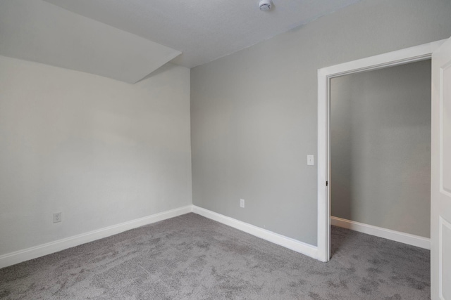 unfurnished room featuring carpet