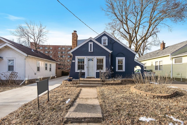 view of bungalow-style home