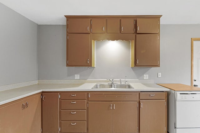 kitchen with dishwasher and sink