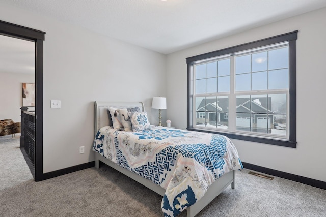 bedroom featuring carpet floors