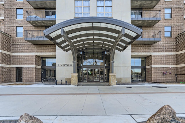 view of entrance to property