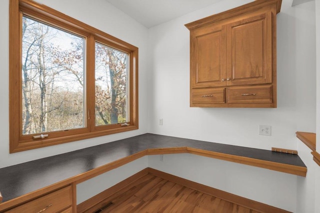 interior space featuring hardwood / wood-style floors