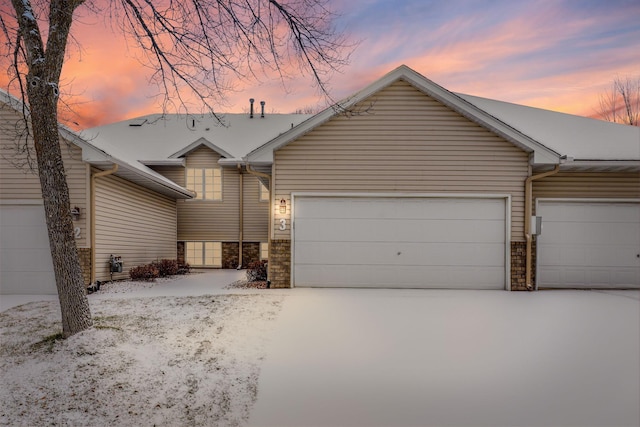 ranch-style house with a garage