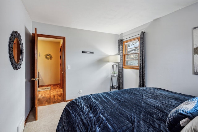 bedroom featuring carpet floors