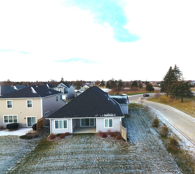 view of rear view of property