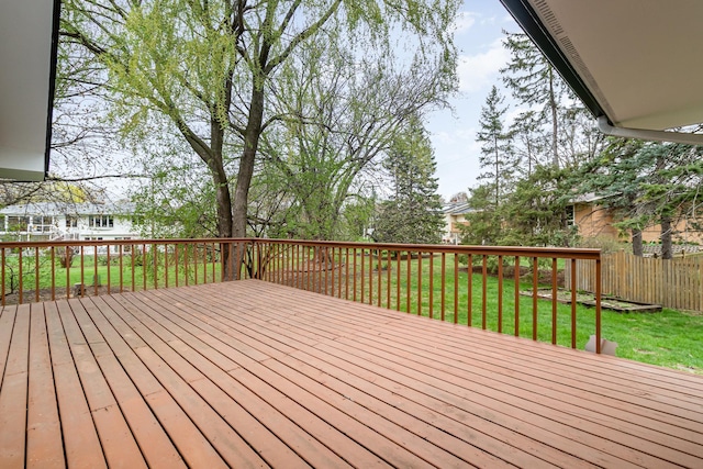 3507 Maplewood Dr, Saint Anthony, MN 55418 - view of wooden deck