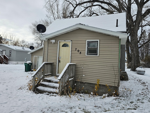 view of bungalow