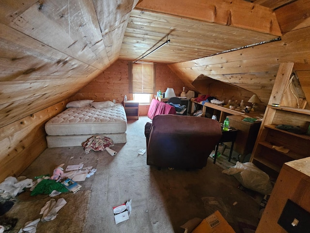 bonus room with lofted ceiling