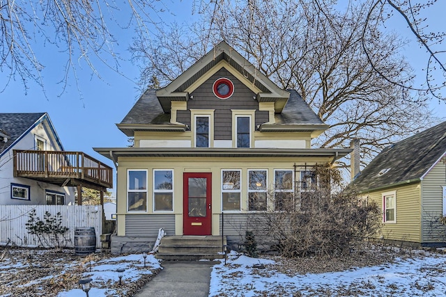 view of front of home