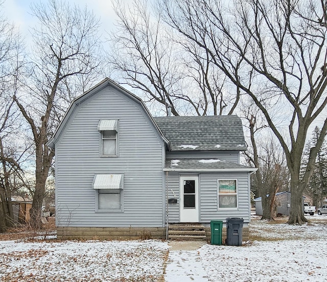 view of front of home