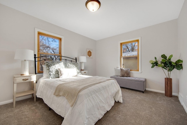 bedroom with carpet flooring