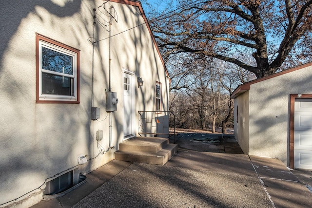 view of side of property