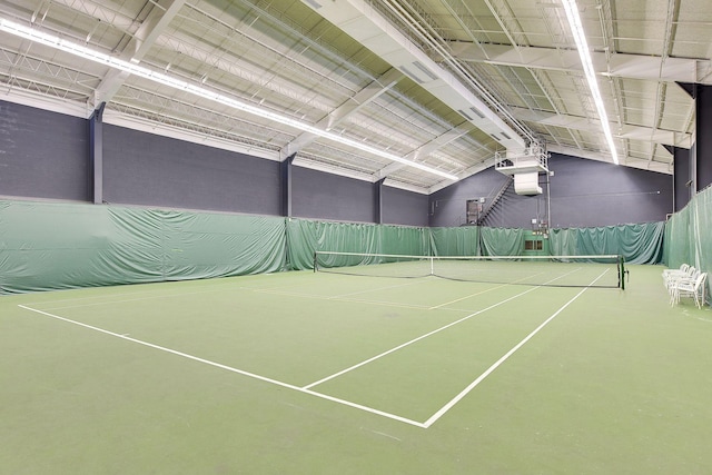 view of tennis court