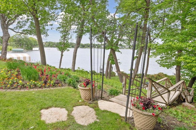 2496 Old Beach Rd, Orono, MN 55391 - view of yard featuring a water view
