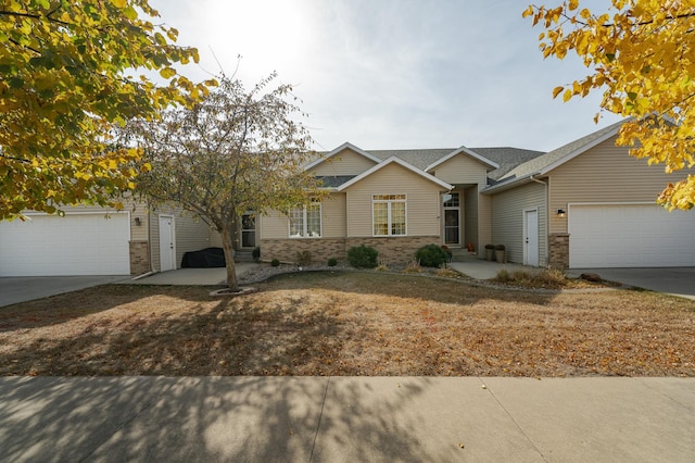 ranch-style house with a garage