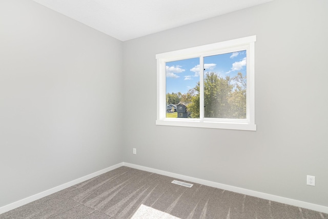 empty room featuring carpet