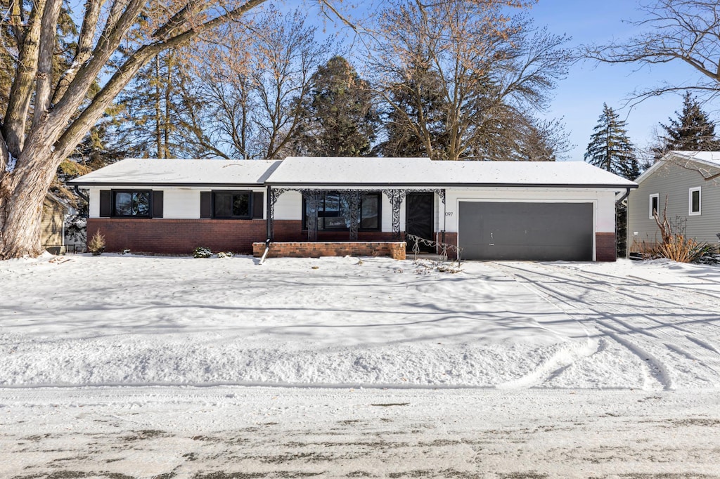 ranch-style house with a garage