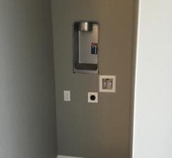 laundry room featuring hookup for an electric dryer, washer hookup, and electric panel