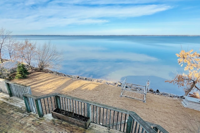 view of water feature