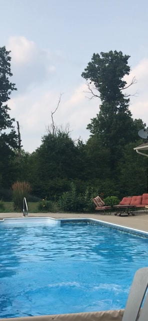 view of pool