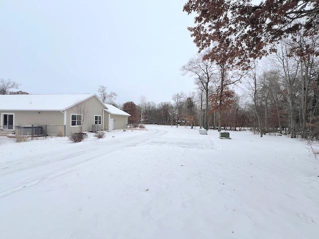 view of snowy yard