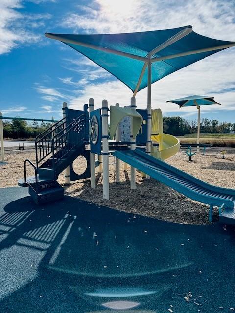 view of jungle gym