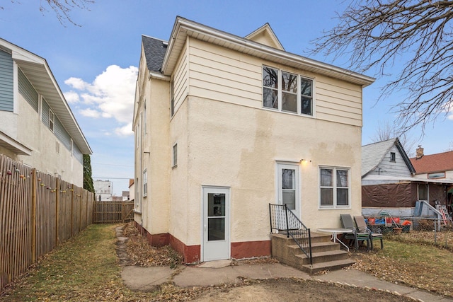 view of back of property