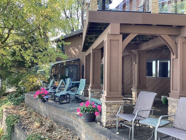 view of patio