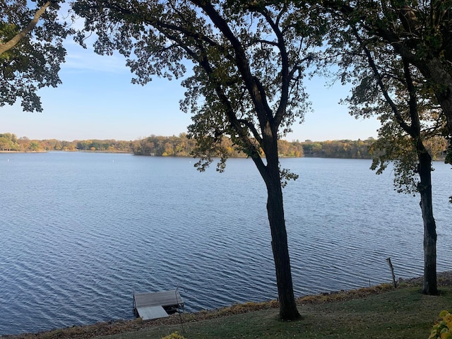 view of water feature