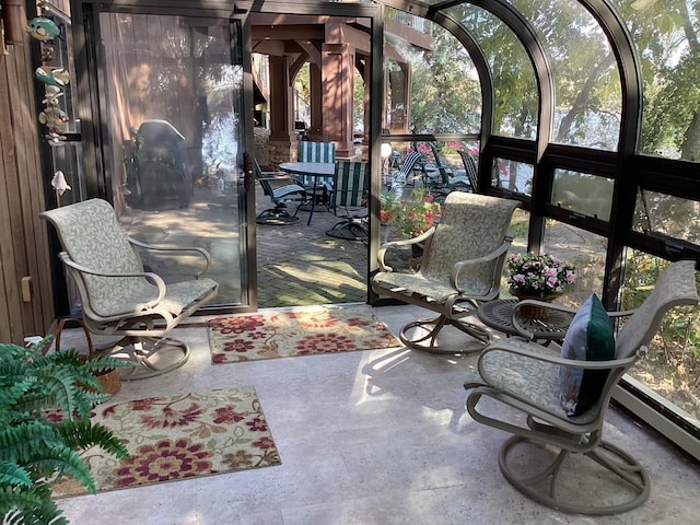1516 Bay Oaks Dr, Albert Lea, MN 56007 - sunroom / solarium featuring outdoor dining space