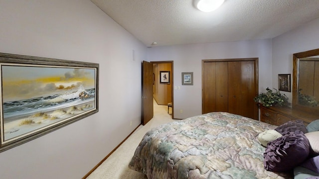 1516 Bay Oaks Dr, Albert Lea, MN 56007 - carpeted bedroom with a textured ceiling and a closet