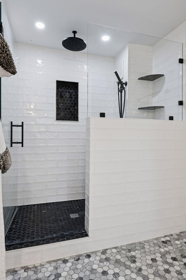 full bath with a stall shower