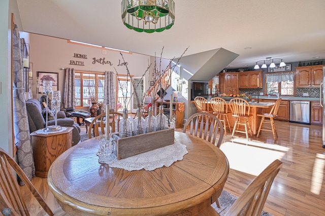 429 Bridge Ave, Warren, MN 56762 - dining space with light wood finished floors