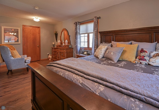 429 Bridge Ave, Warren, MN 56762 - bedroom featuring dark wood-type flooring