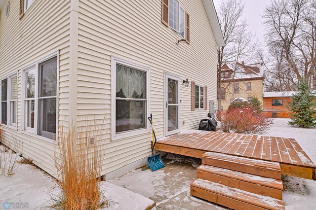 429 Bridge Ave, Warren, MN 56762 - view of wooden deck