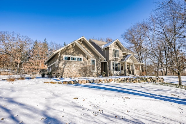 view of craftsman house