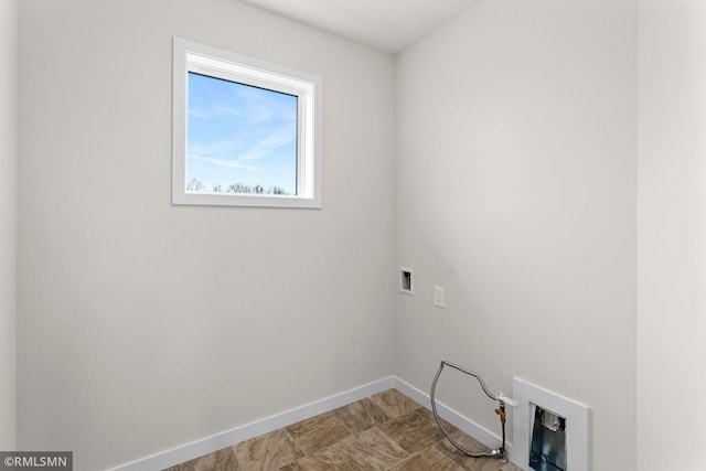 laundry room featuring hookup for a washing machine