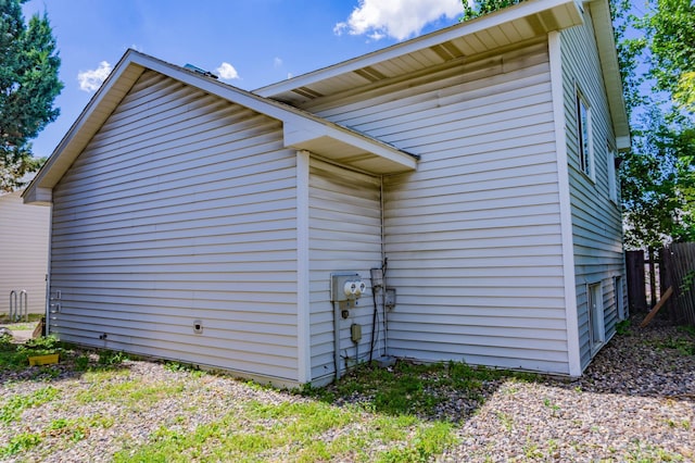 view of side of property