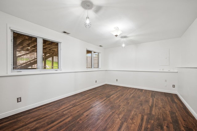 3876 Westbury Ln, Eagan, MN 55123 - empty room with dark wood finished floors and baseboards