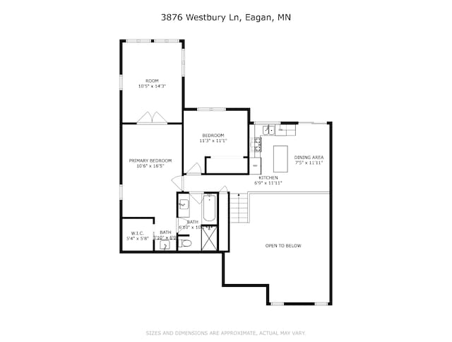 3876 Westbury Ln, Eagan, MN 55123 - home floor plan