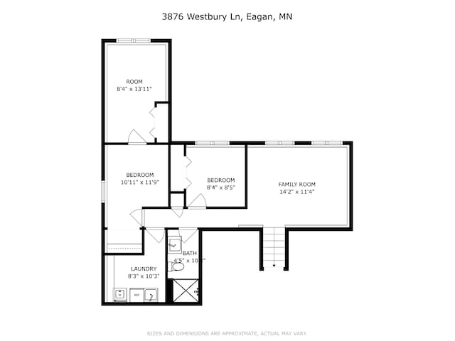 3876 Westbury Ln, Eagan, MN 55123 - floor plan / room layout