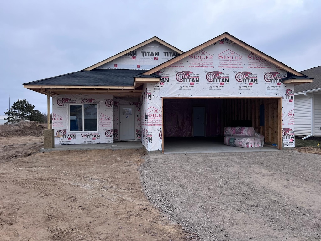 view of property in mid-construction