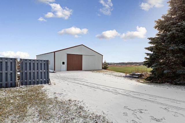 view of outbuilding