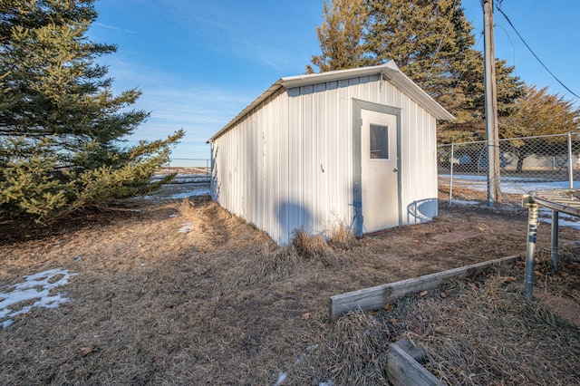 view of outbuilding