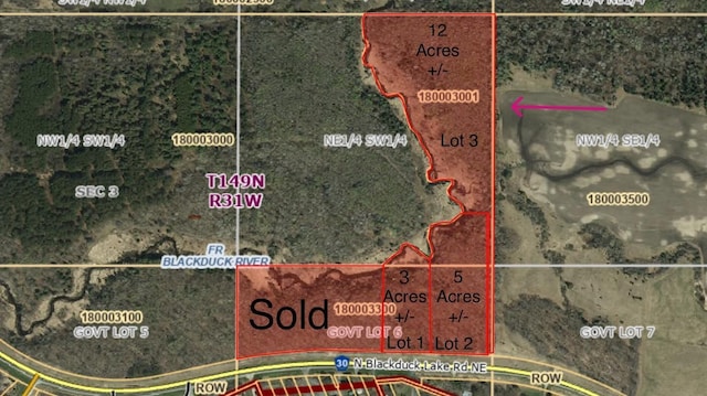 LOT3 Blackduck Lake Rd NE, Hines, MN 56647