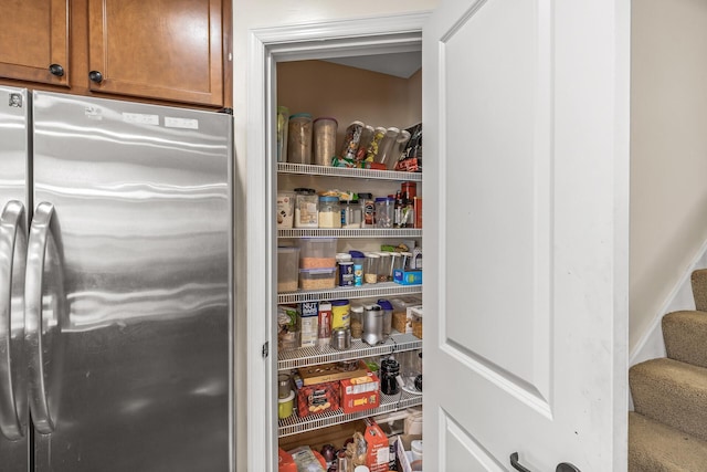 view of pantry