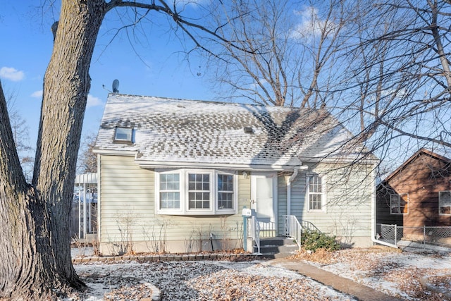 view of front of home