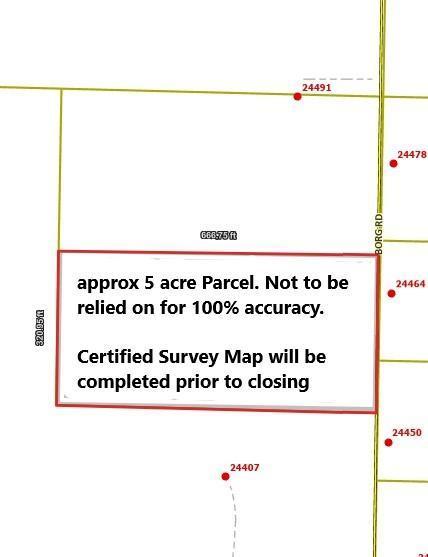 XXXXX Borg Rd, Grantsburg WI, 54840 land for sale