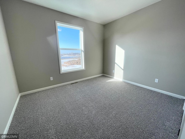 spare room featuring carpet flooring