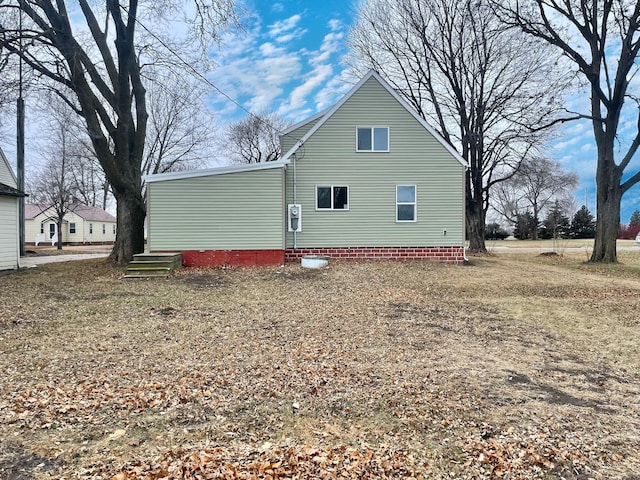 view of side of home